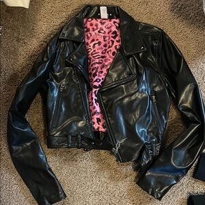 Abbey Dawn faux leather jacket